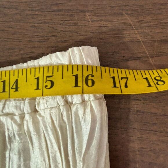 Sandy Starkman Skirt Set Womens 1X White 100% Silk Beaded 3 Piece Vintage - Picture 13 of 16